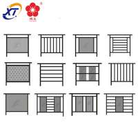 China Foshan aluminium slatted privacy fencing factory & Hottest sale aluminum slat fence prices