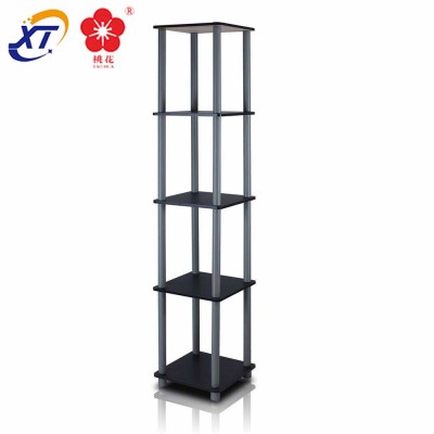 Furinno Turn-N-Tube 5-Tier Corner Square Rack Display Shelf & Display Stand aluminum square tube connector